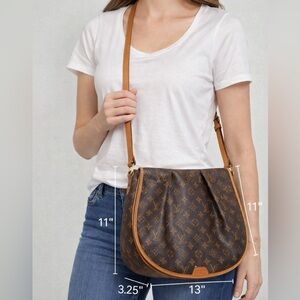 Authentic Louis Vuitton Menilmontant Crossbody Bag with certificate